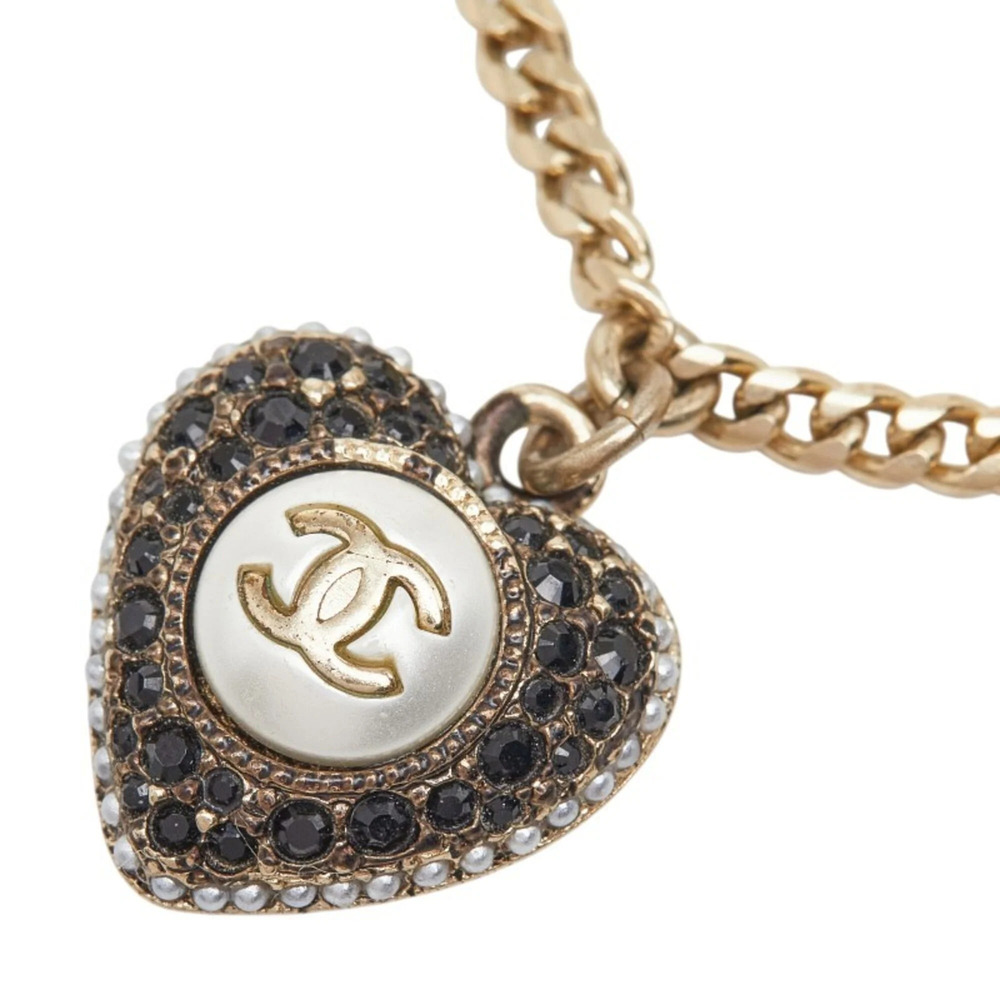 CHANEL Black Pearl Logo Charm Bracelet - Picture 3 of 7
